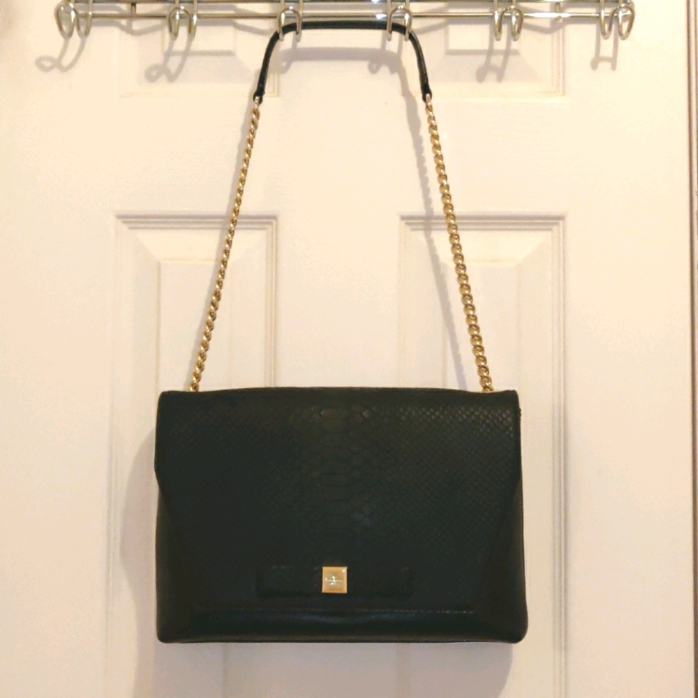 Kate Spade Textured Flap Shoulder Bag, Black